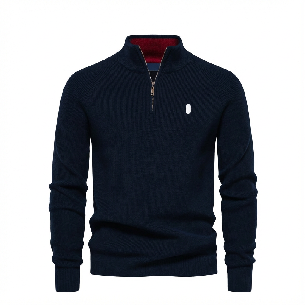 Zip Collar Sweater (Winter Sale)